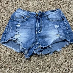 Jean shorts, size S